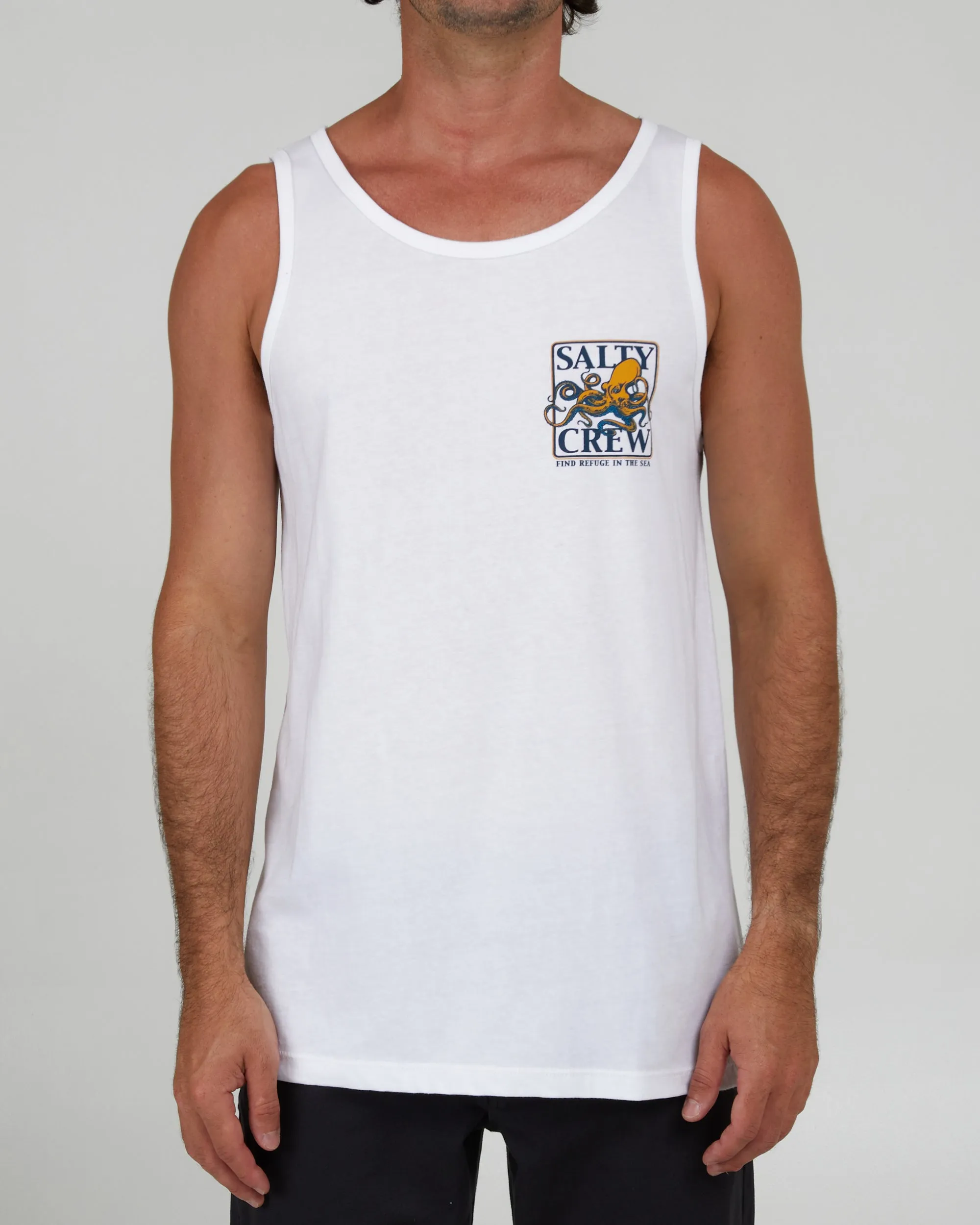 Ink Slinger White Tank