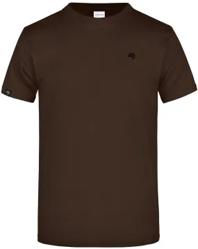 JAN 0002 ― Herren Heavy Komfort T-Shirt - Braun