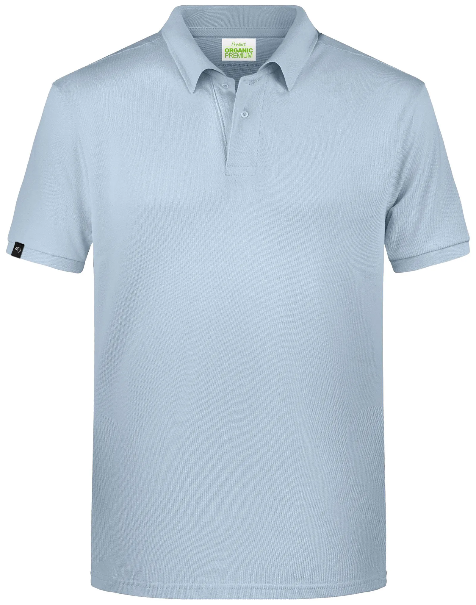 JAN 8010 ― Herren Bio-Baumwolle Polo Shirt - Light Blau