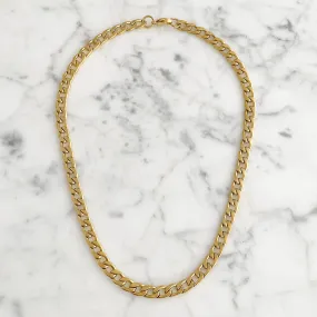 JOSH 16kt gold plated cuban chain necklace