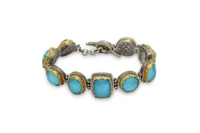 Karameles - Baths Of Aphrodite Silver & Gold Bracelet