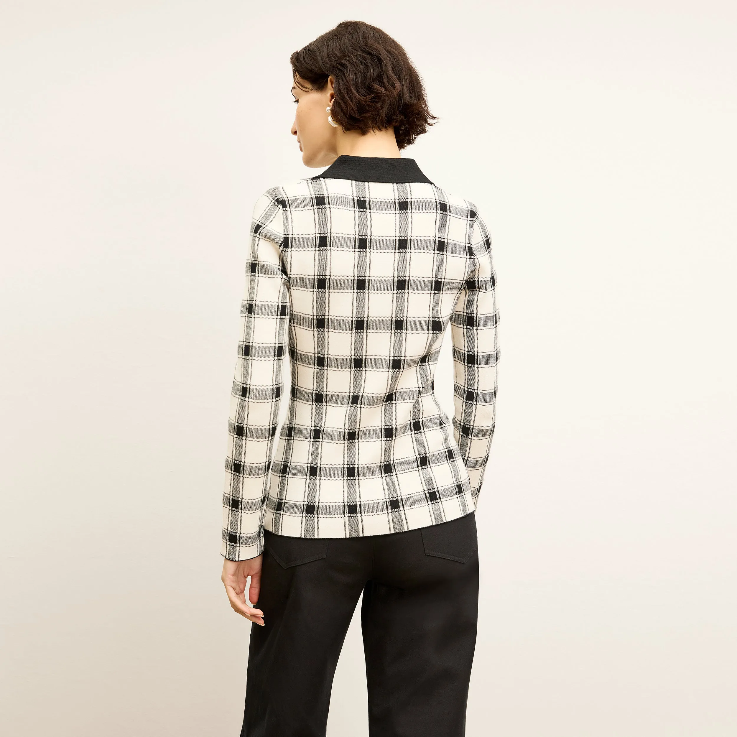 Lacie Top - Eco 365Knit :: Bold Check