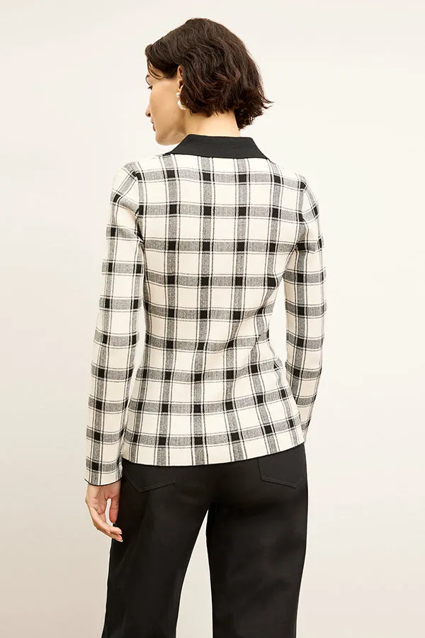 Lacie Top - Eco 365Knit :: Bold Check