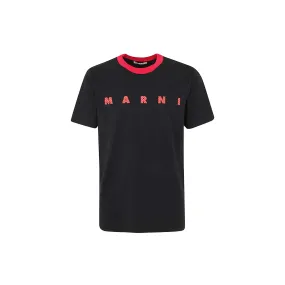 Marni Logo Print T-Shirt 'Black'