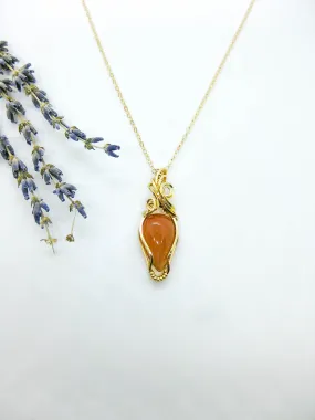 Maryam: Sunstone Necklace - n549oak