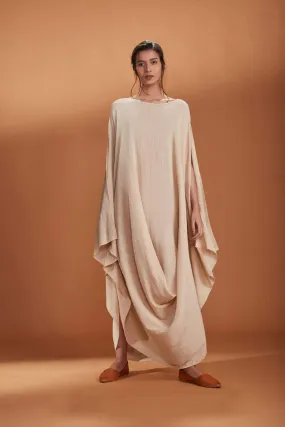 MATI COWL DRESS IVORY