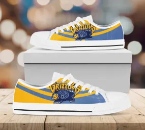 Memphis Grizzlies Custom Lowtop, Basketball Custom Shoes, Sport Lowtop, Canvas Shoes, Canvas Lowtop, Unisex Shoes, Gift Birthday