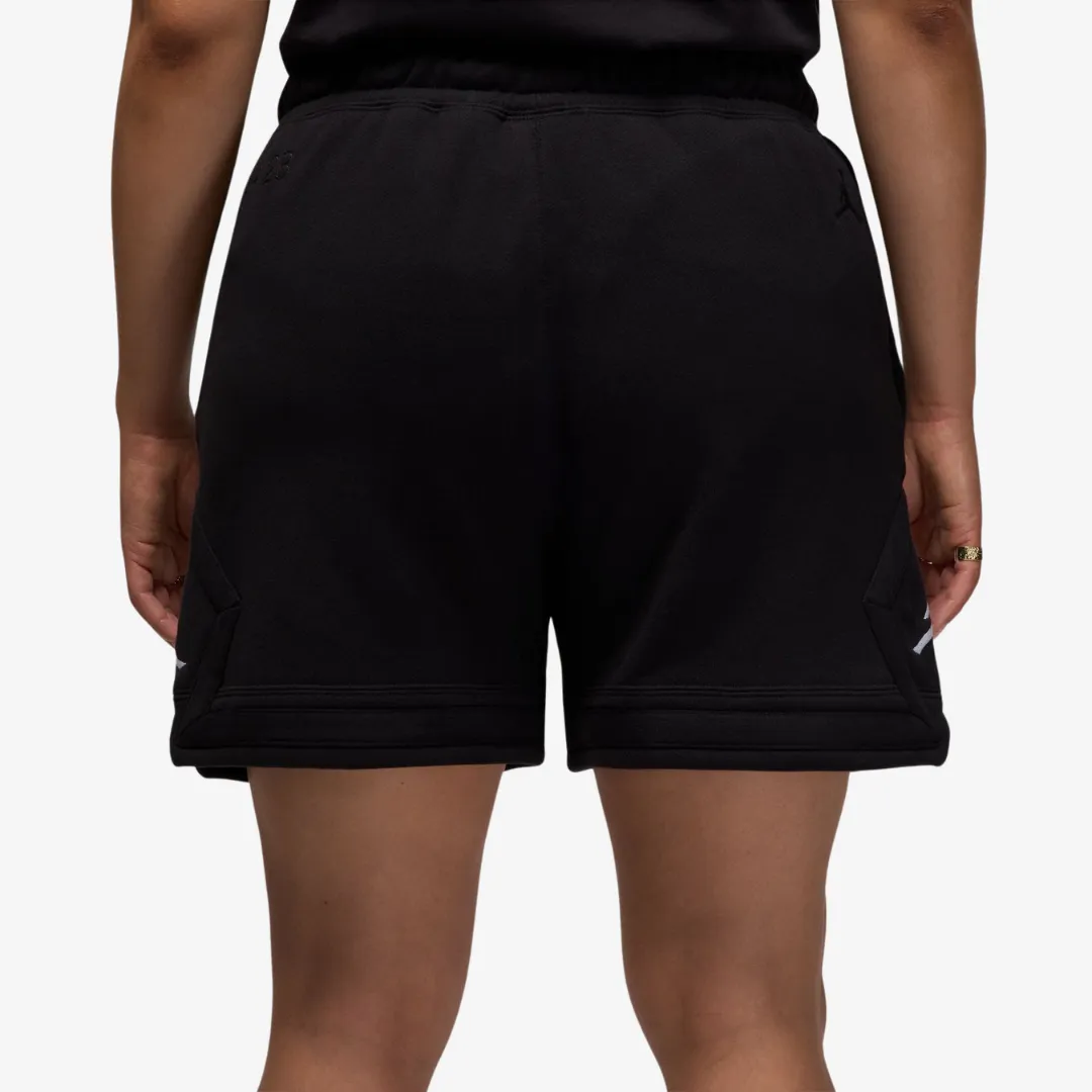 mens jordan x nina chanel abney fleece shorts (black)