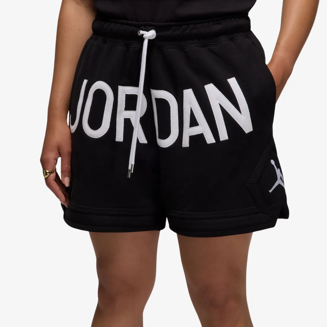 mens jordan x nina chanel abney fleece shorts (black)