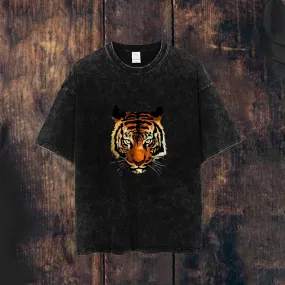 Mens Tiger Print Tee