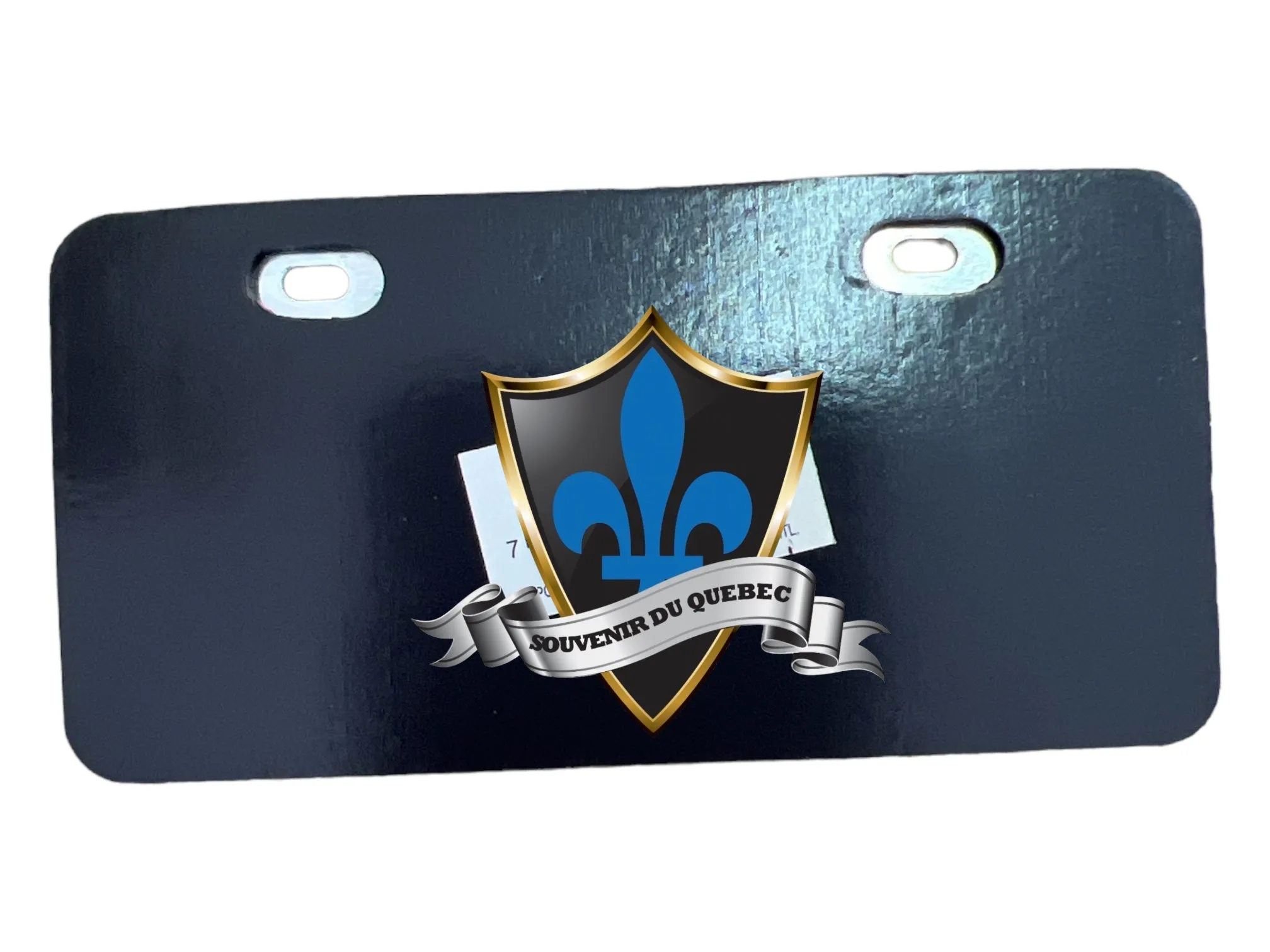 Montreal Quebec bonjour License Plate Magnet .