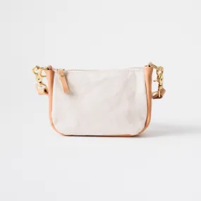 Natural Canvas Mini Crossbody Bag