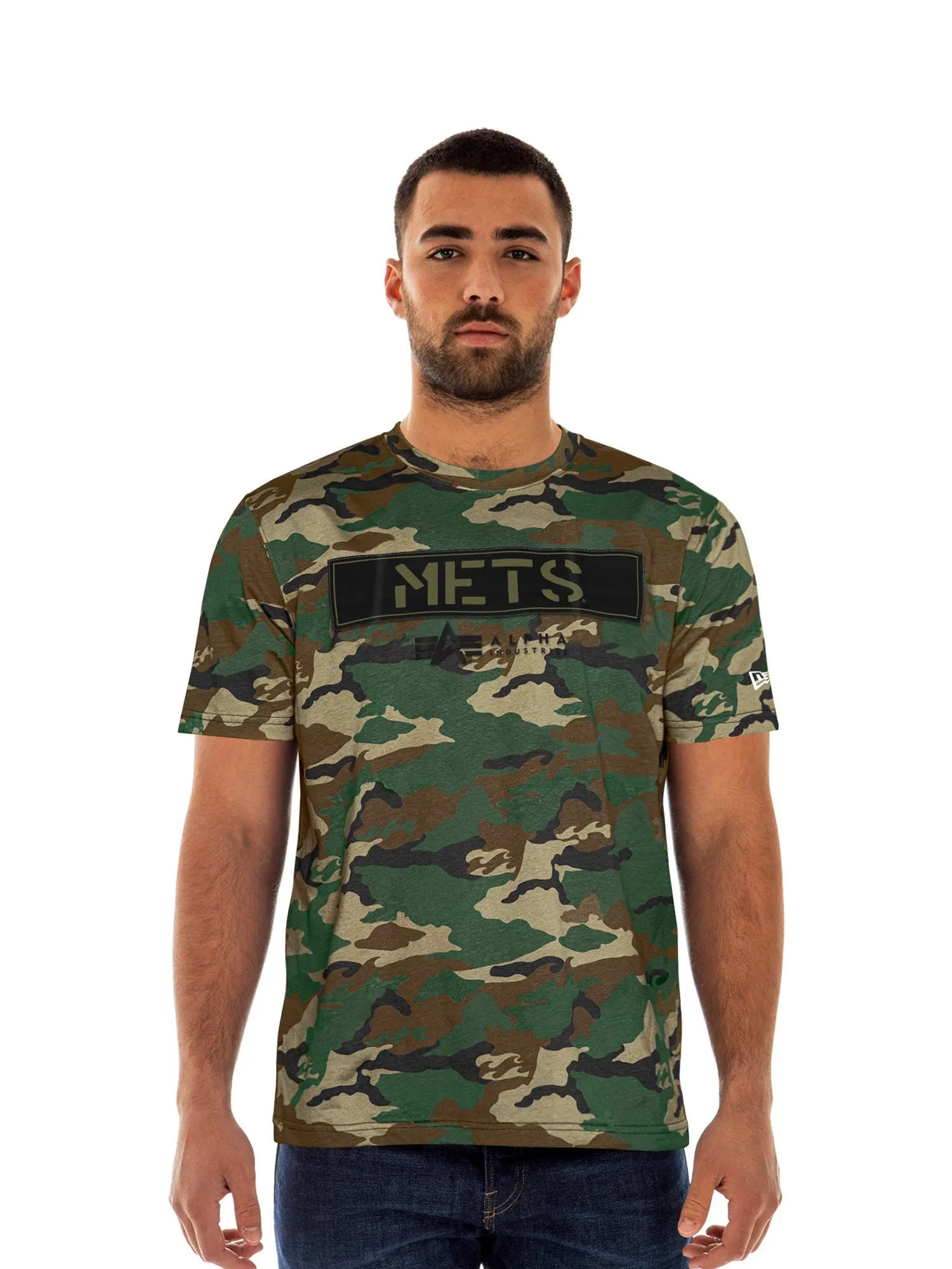 NEW YORK METS X ALPHA X NEW ERA CAMO T-SHIRT