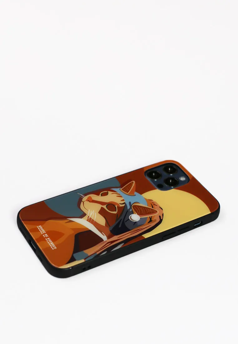 Original Design Phone Case - Cat with a Pearl Earring - Style D