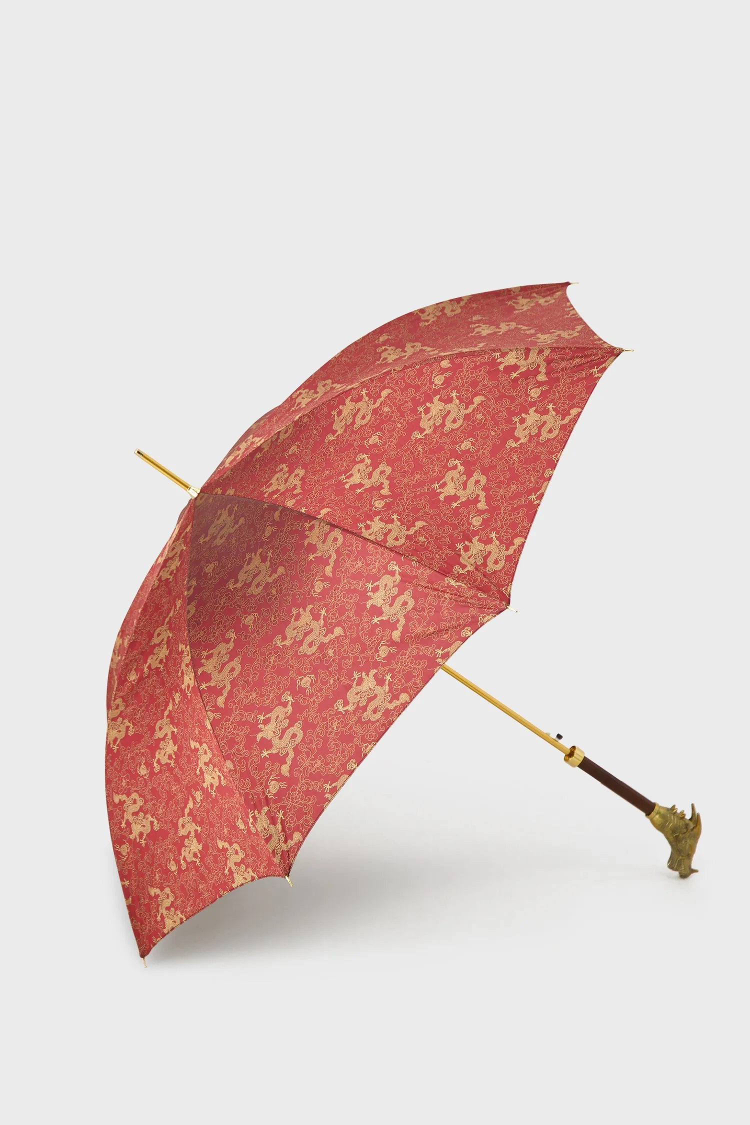 Pasotti Burgundy/Golden Dragons Umbrella