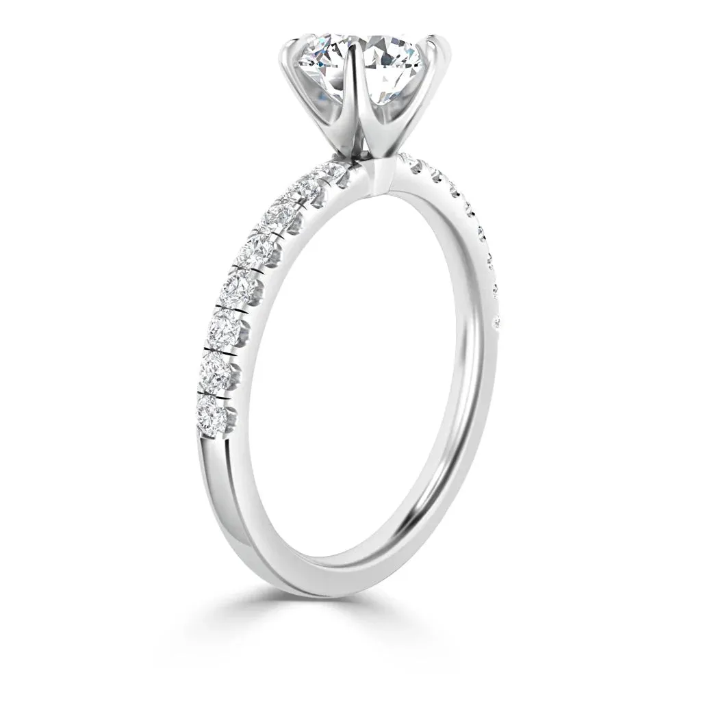 Phoebe - 18ct White Gold - Round