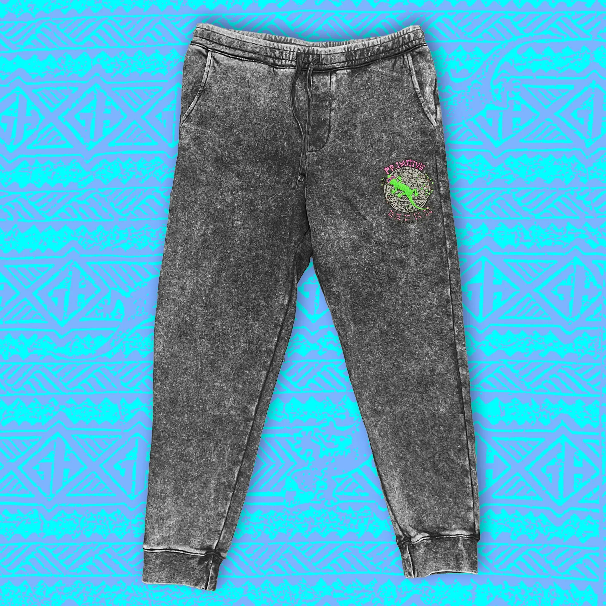 Primitive Gecko Stone Acid Premium Sweat Pants