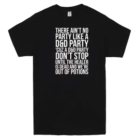 "Ain't No Party like a D&D Party" men's t-shirt