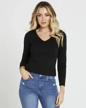 Renea Vee Top Black