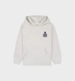 Royal Club Kids Hoodie - Heather Gray/Navy