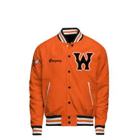 Satin Varsity Jacket