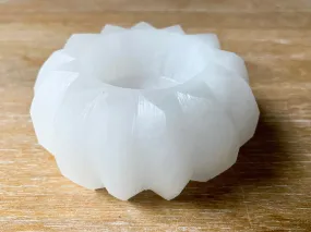 Selenite Sun Candle Holder