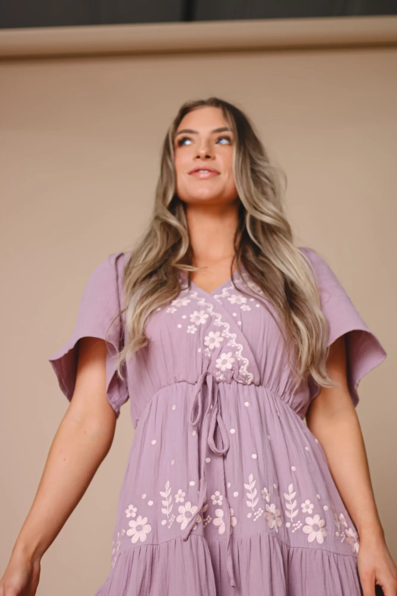 Shira Dress in Purple