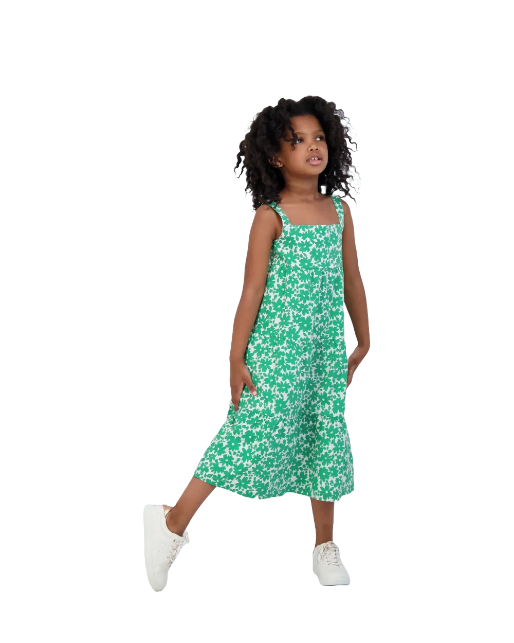 Sienna Maxi Dress Green Poppy