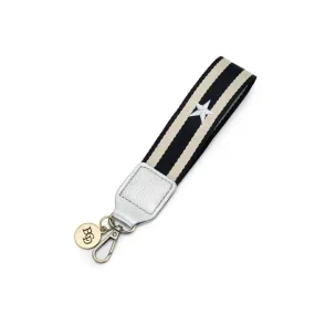 Silver Star Wristlet Strap