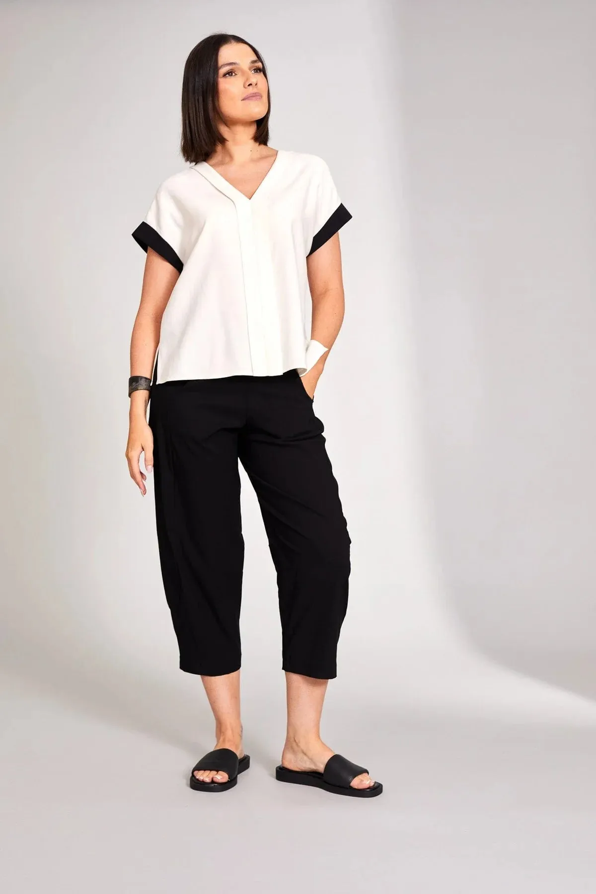 Slouch Trouser- Black