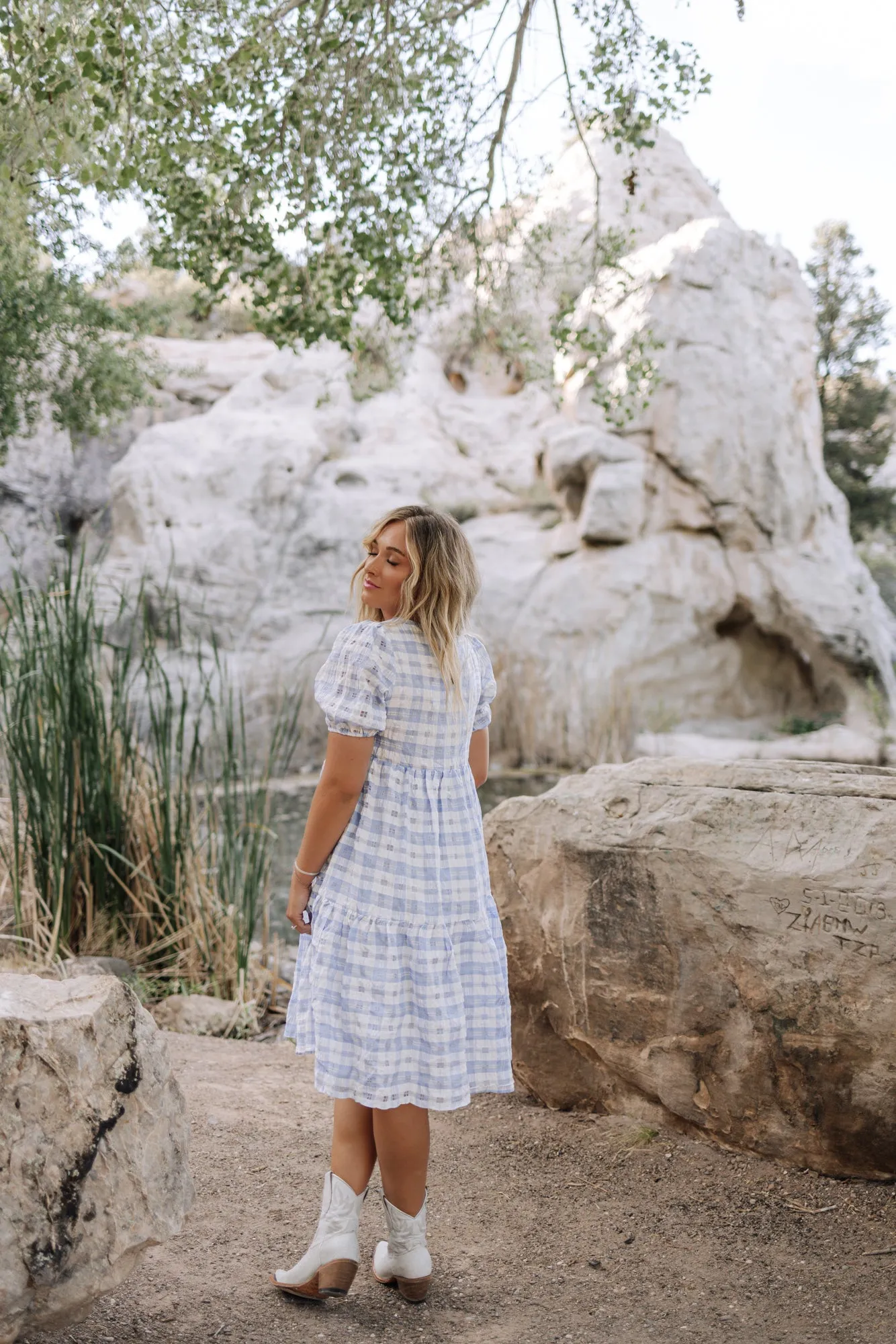 Story Plaid Checkered Dress