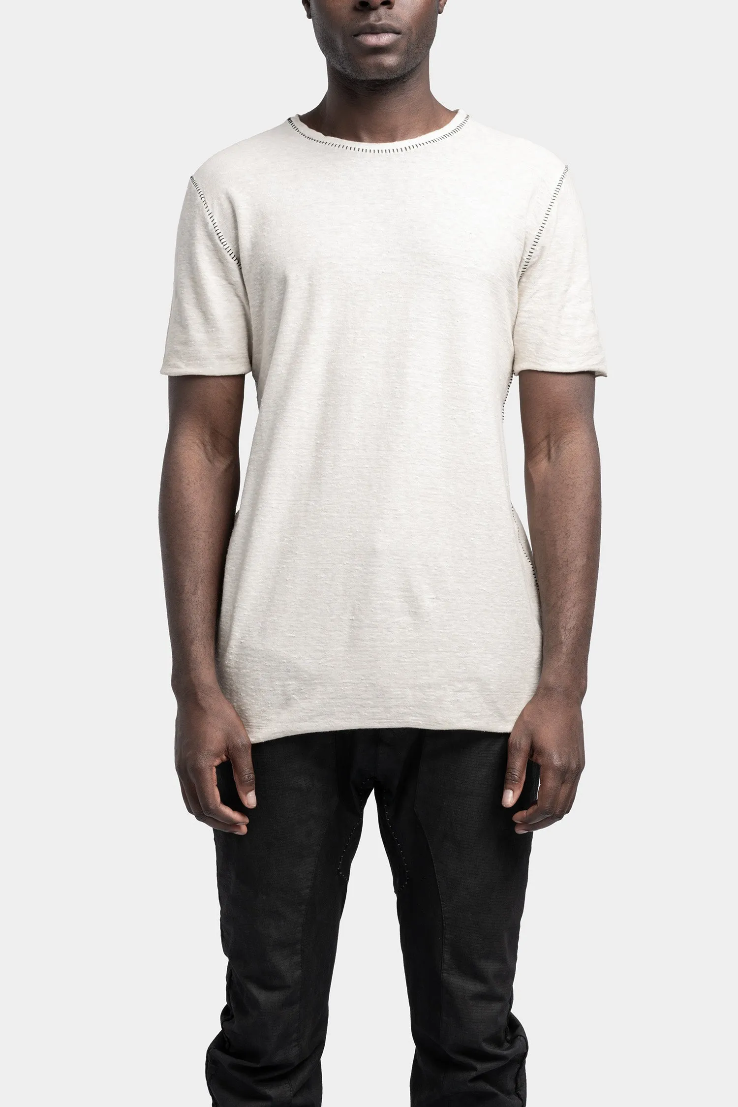 Structured cotton t-shirt, Off-white resin