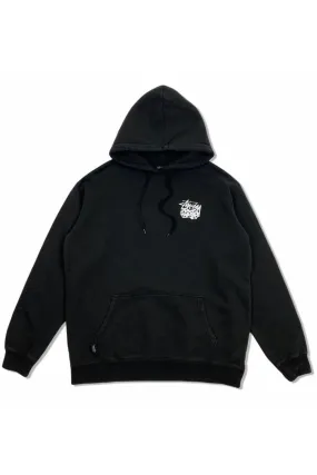 Stussy |  Mens Pair Of Dice Fleece Hood (Pigment Black)