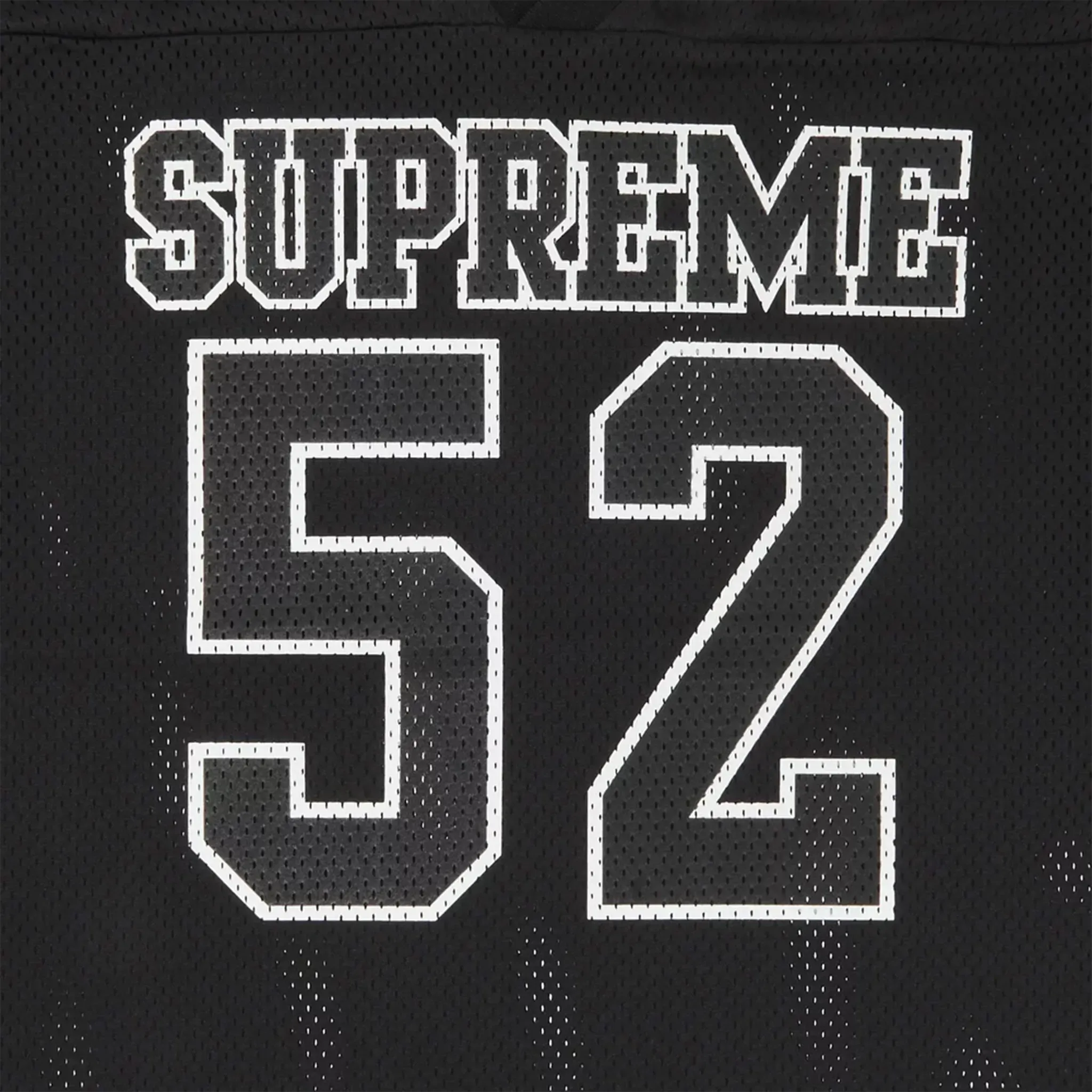 Supreme Spiderweb Black Football Jersey