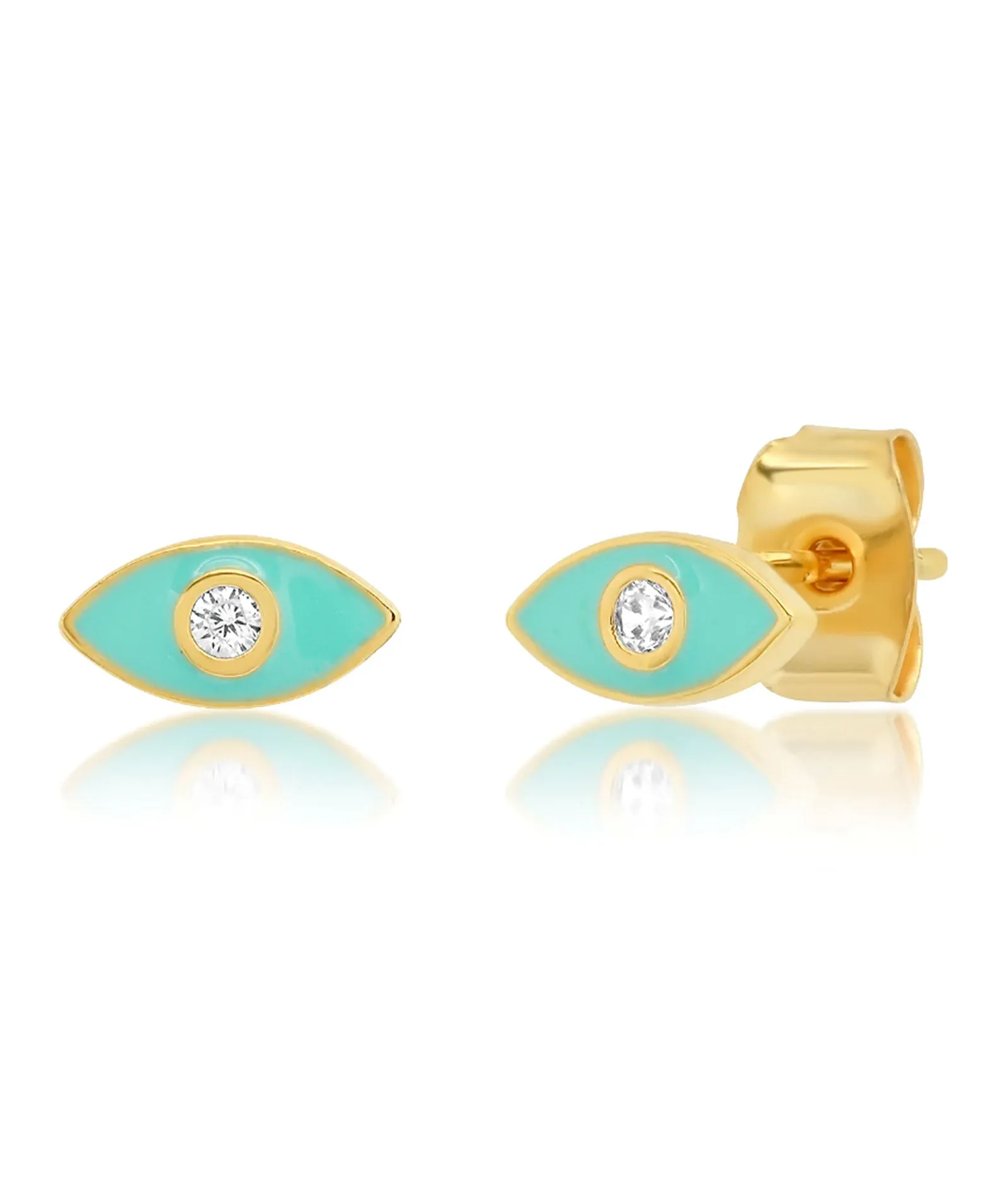 TAI Enamel Evil Eye Studs