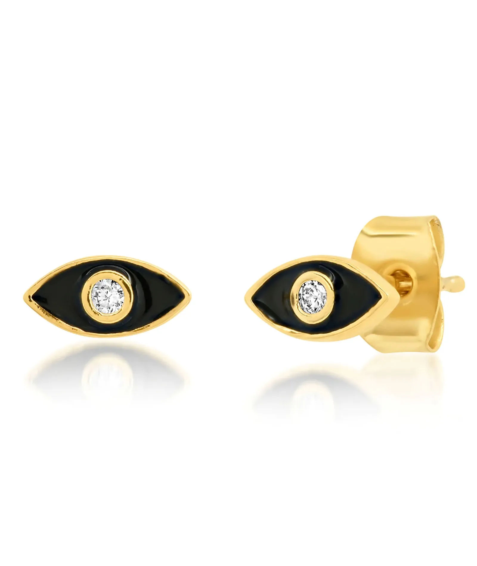 TAI Enamel Evil Eye Studs