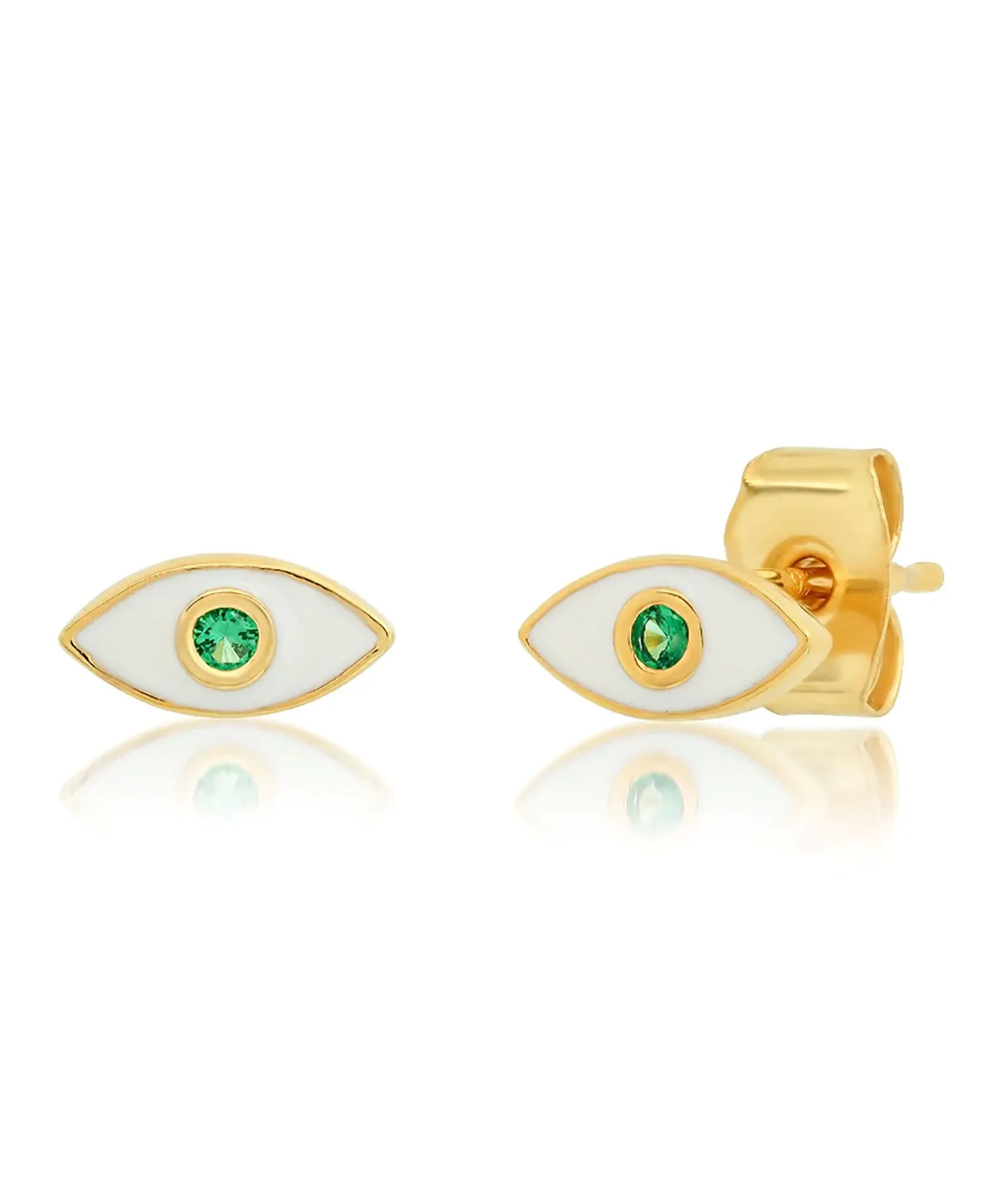 TAI Enamel Evil Eye Studs