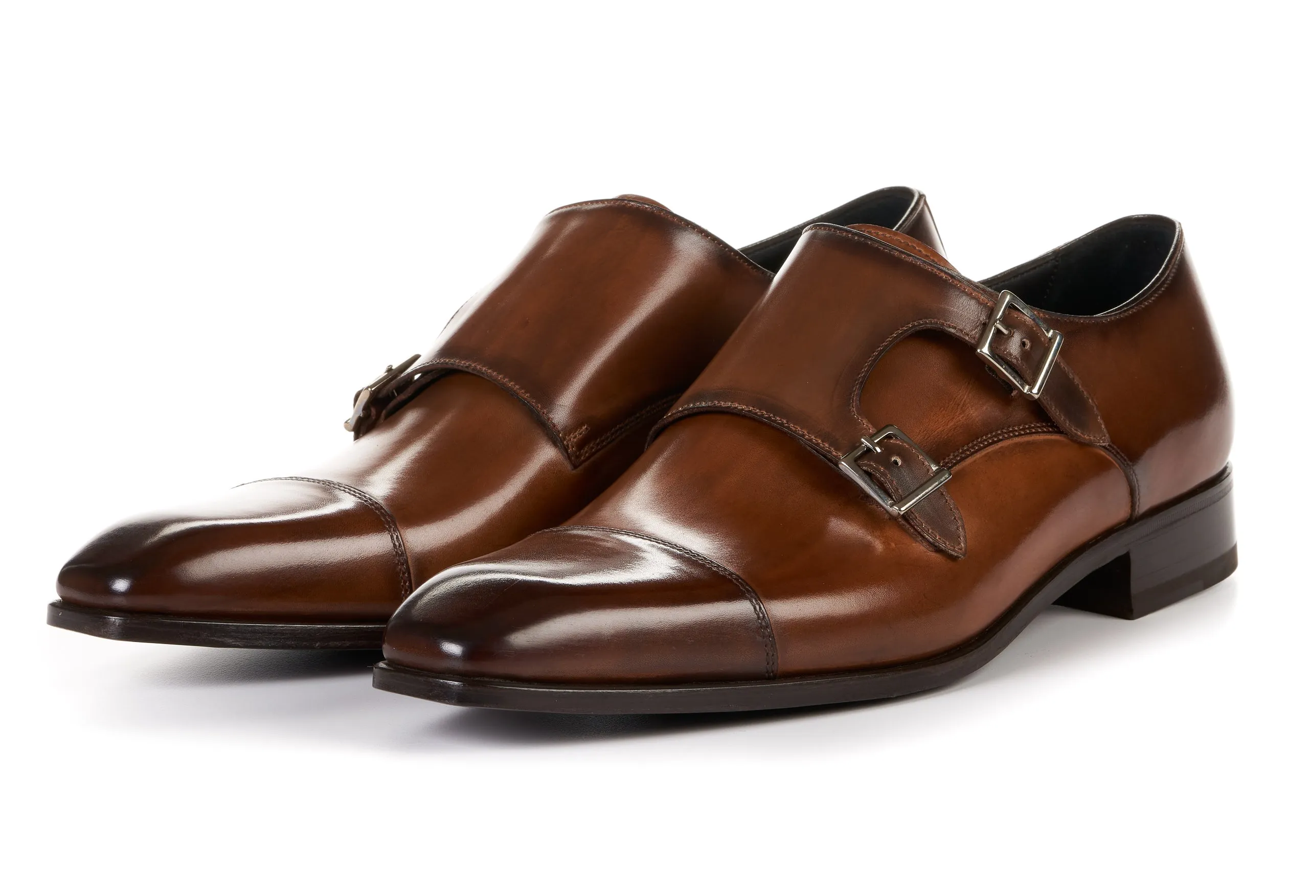 The Burton Double Monk Strap - Brown