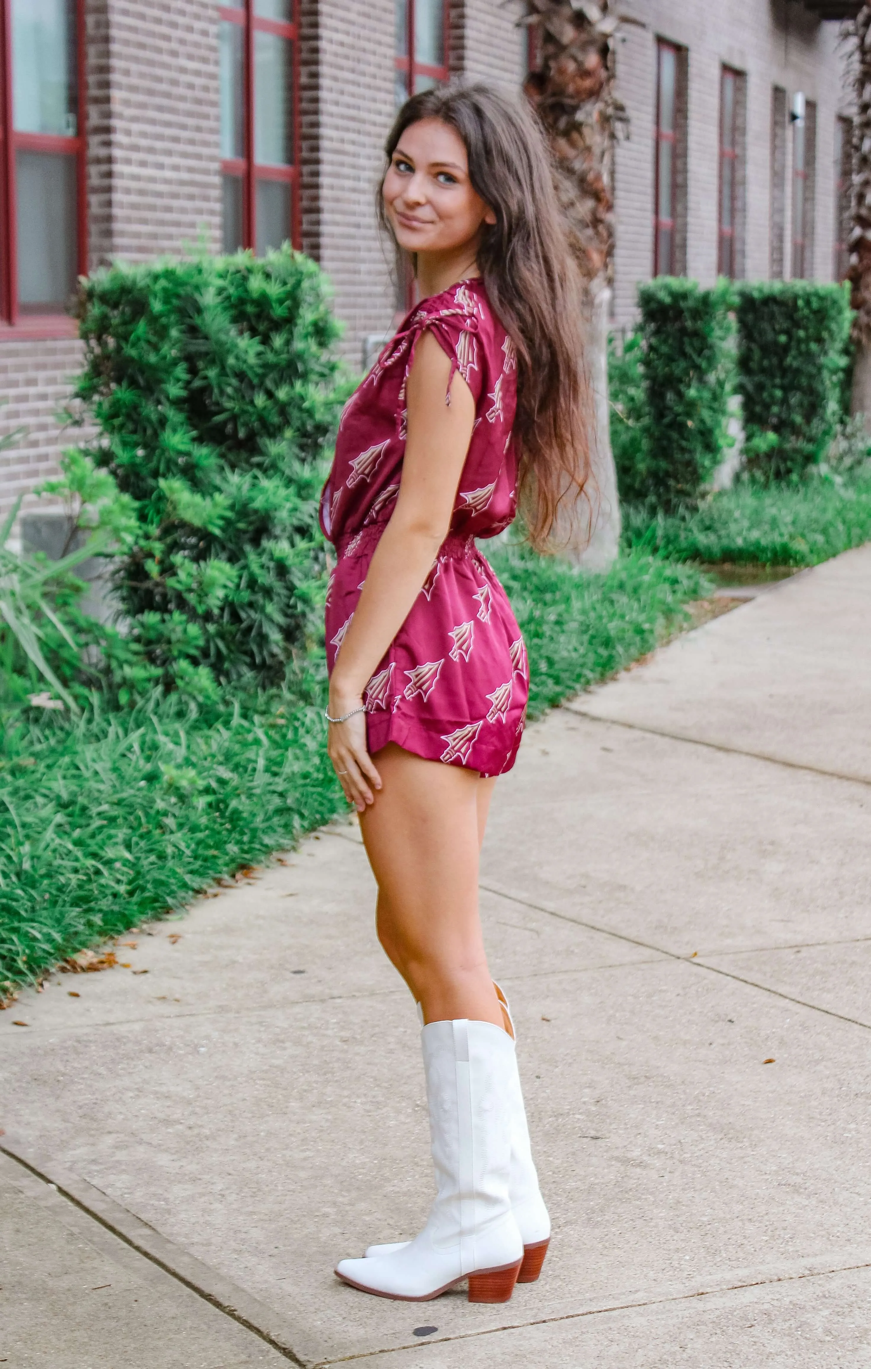 The FSU Spear Poly Romper