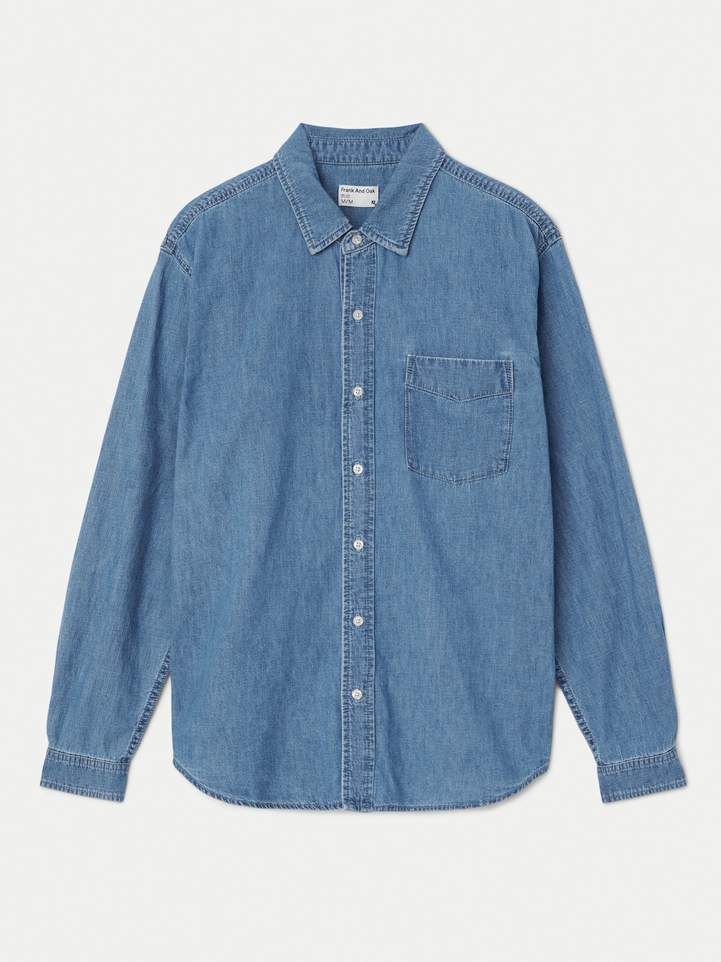 The Hemp Blend Shirt in Washed Blue