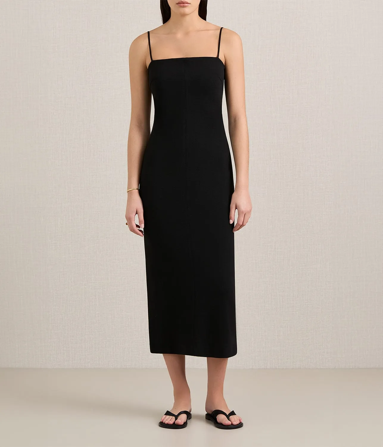 THE POET DRESS- BLACK