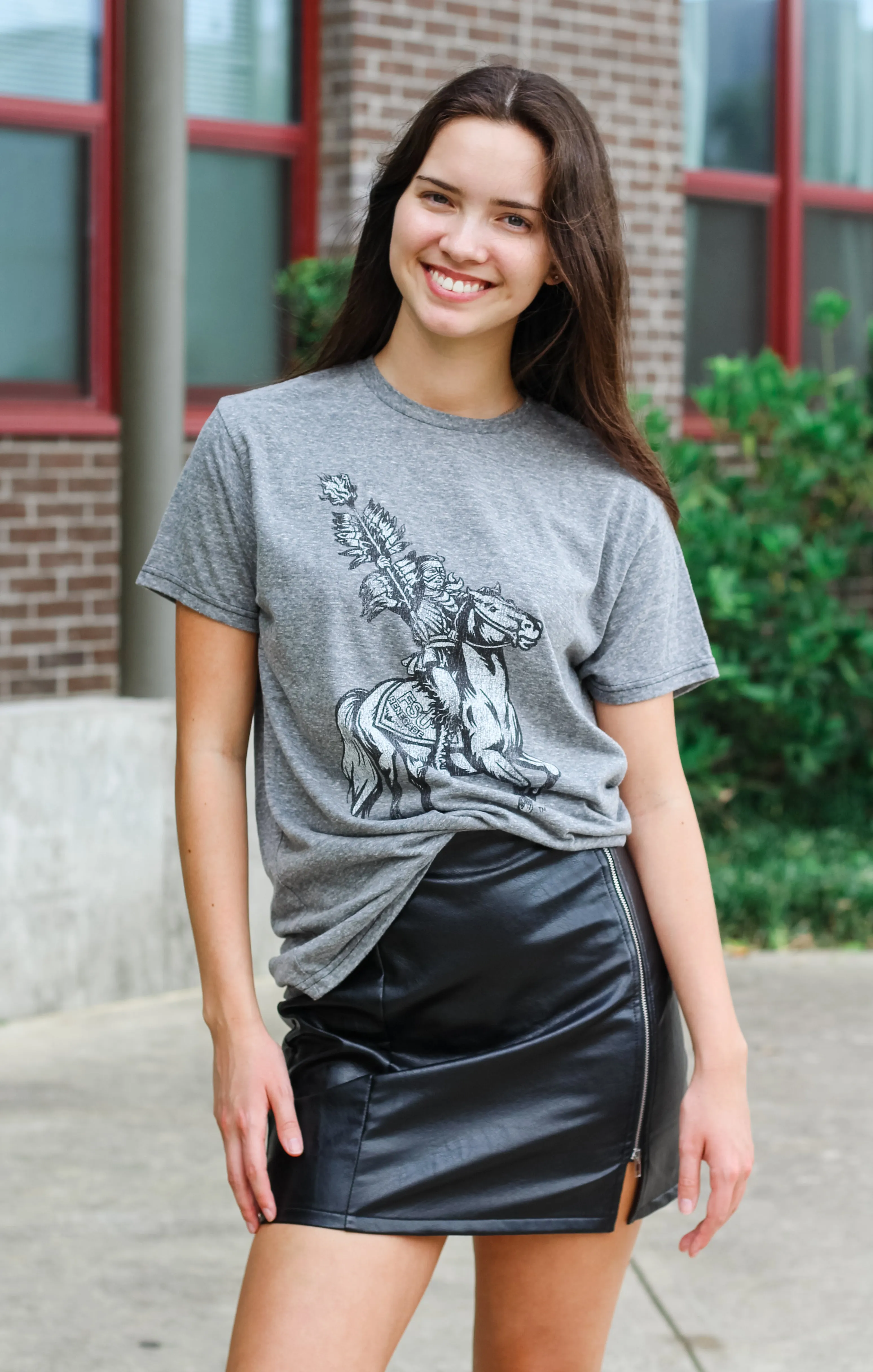 The Renegade Vintage Boyfriend Tee (Heather Grey)