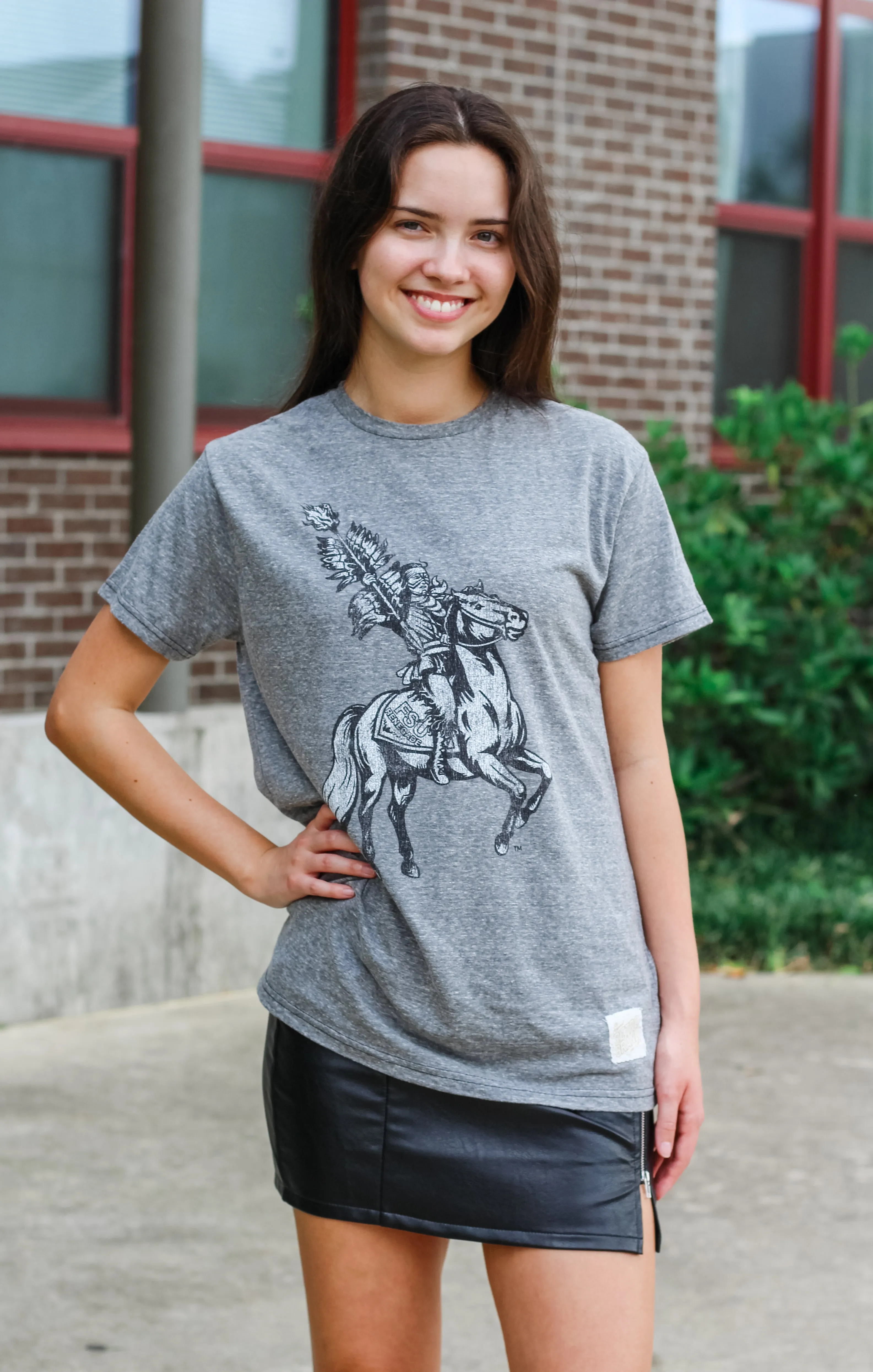 The Renegade Vintage Boyfriend Tee (Heather Grey)