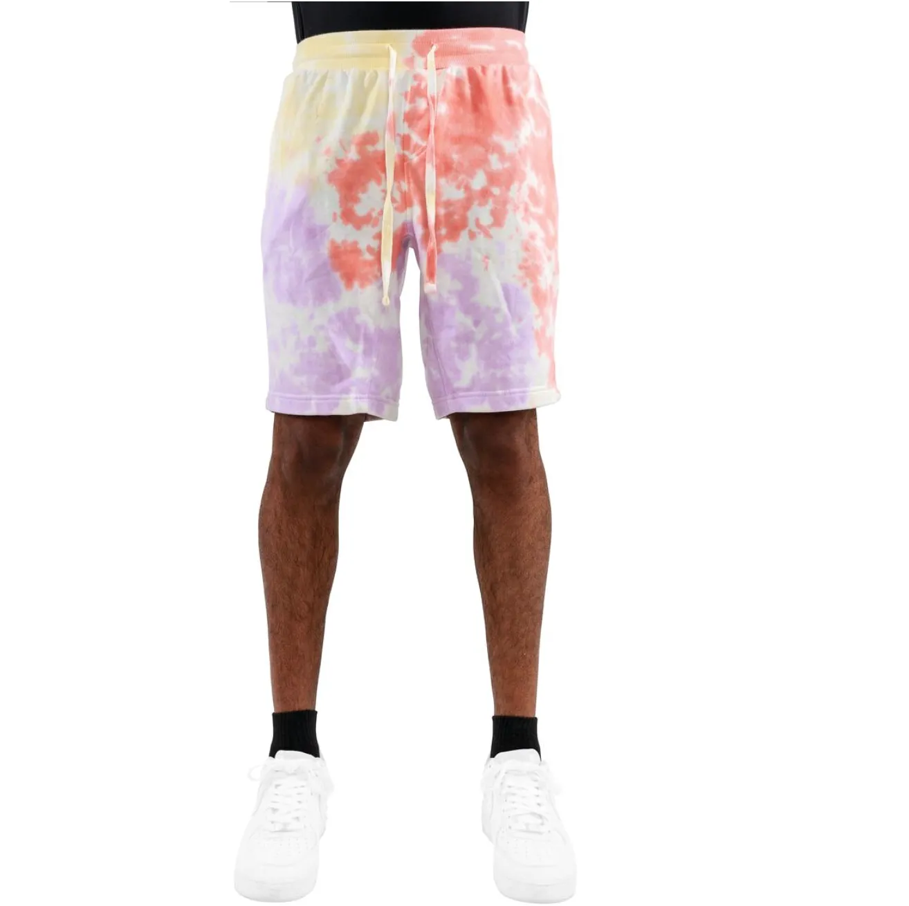 Tie-Dye Shorts (Pink/Yllw/Prp) /D14