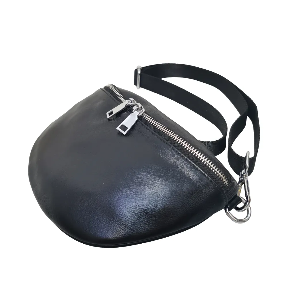 Unisex Men's and Women's genuine cowhide leather waist bag Vesny V3 design