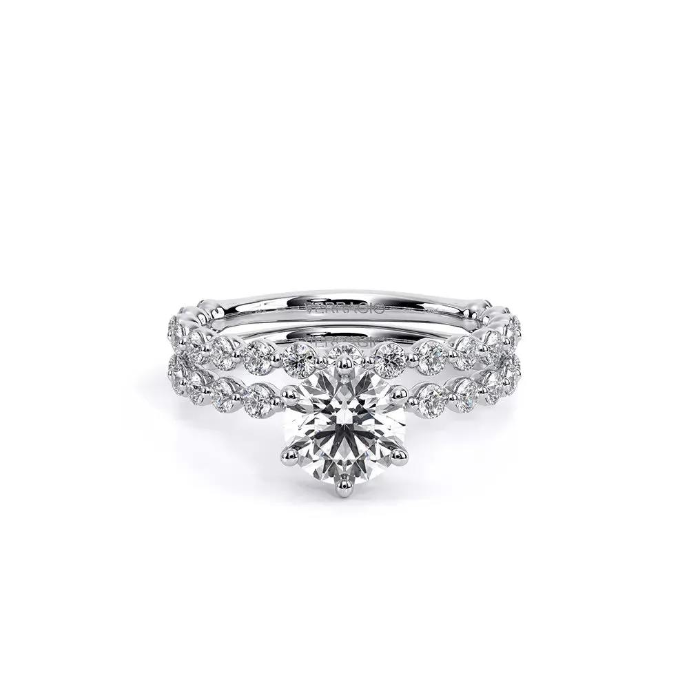 Verragio Renaissance 14k Gold 6 Prong Round Diamond Engagement Ring