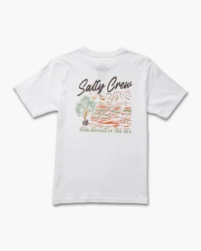 Western Waves Boys White S/S Tee