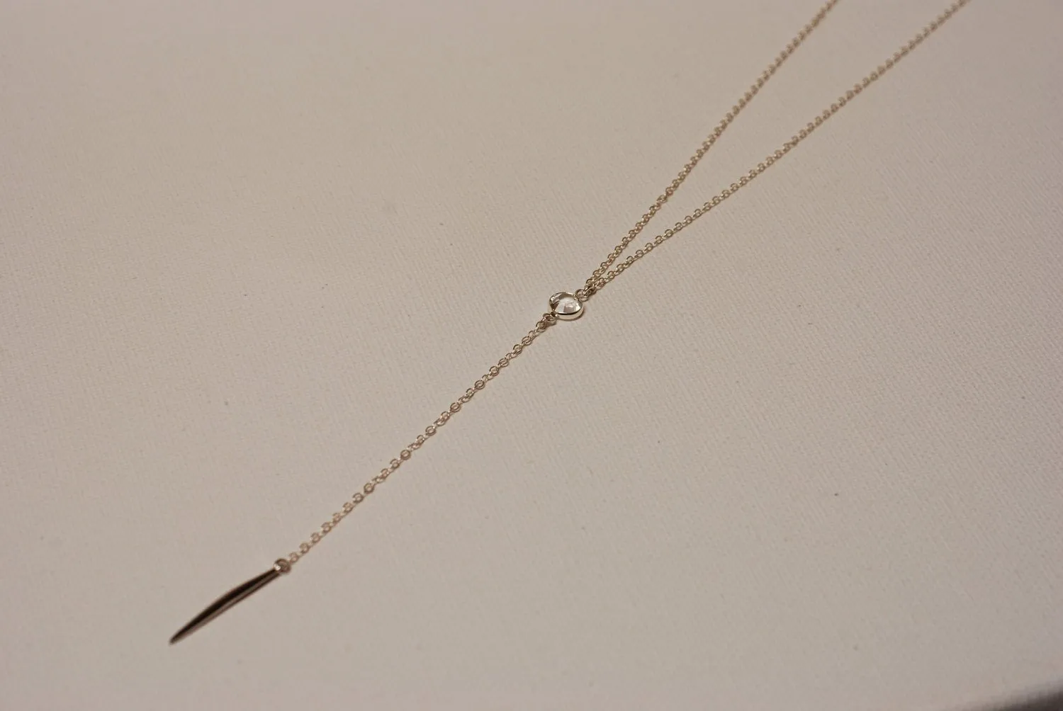 Wholesale Sterling Silver Needle Bar Necklace Lariat,Silver Needle Rosary,Needle Necklace,Silver Dagger Necklace,Spike Necklace,Spear Necklace