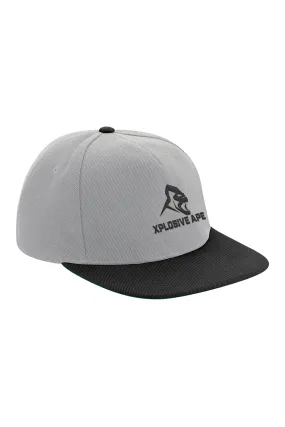 XAPE Original Flat Peak Snapback - Grey / Black