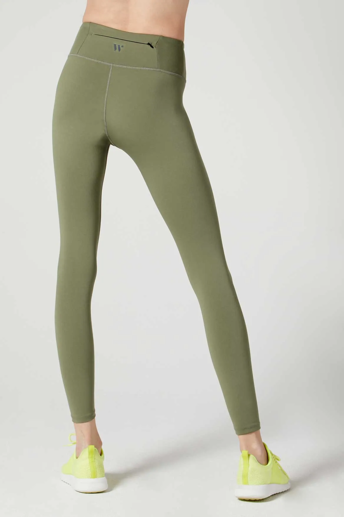 Zoe Back Pocket Legging Deep Lichen